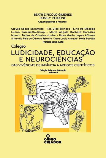Capa de Ludicidade, educação e neurociências – Volume II, de Beatriz Picolo Gimenes e Rosely Perrone (orgs.)
