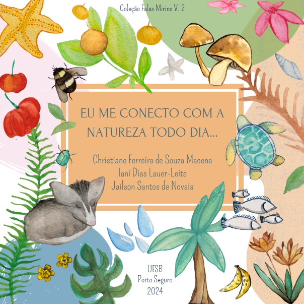 Capa do livro Eu me conecto com a natureza todo dia - Coleção Falas Mirins